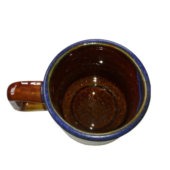 Vintage Coffee/Tea Cup/Mug, 3-Tone Glaze, Retro - Picture 4 of 6